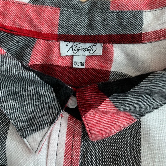 Kismet Plaid Shirt XXL - NWOT - Picture 3 of 3